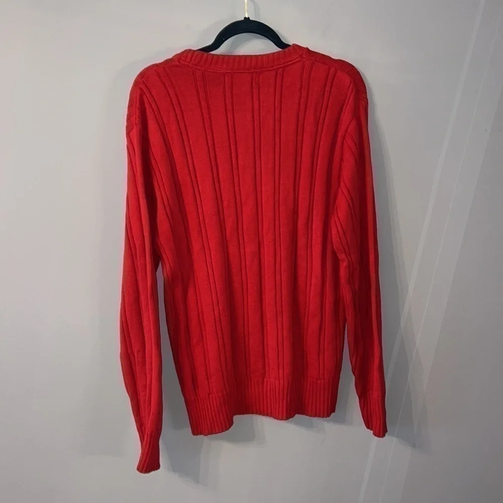 Vintage U.S. Polo Assn. est. 1890 XL red knit mens sweater